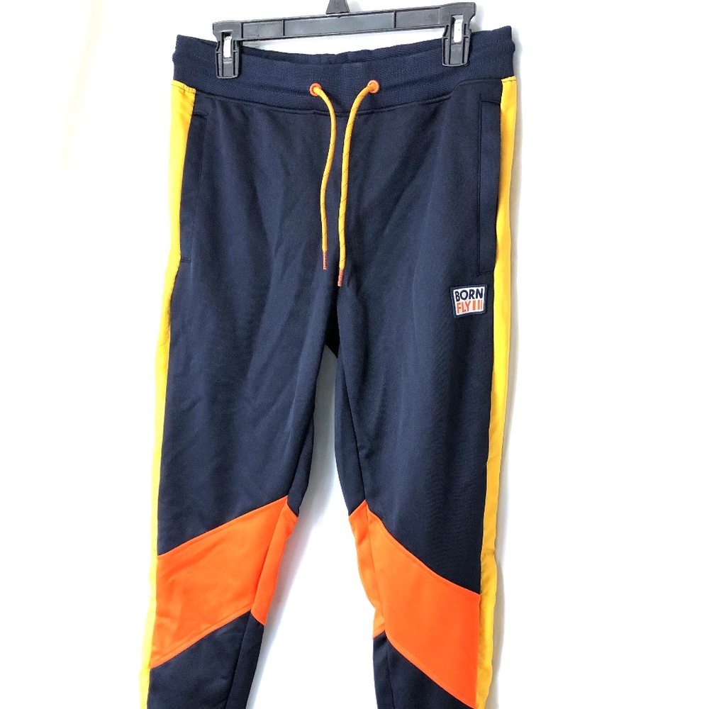 BORN FLY TRACK PANTS NWT $74.00 SIZE M